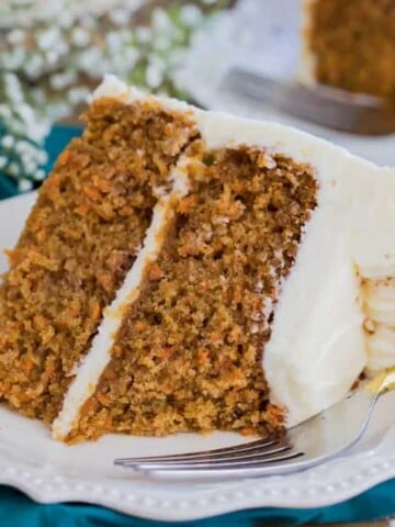 Carrot cake slice
